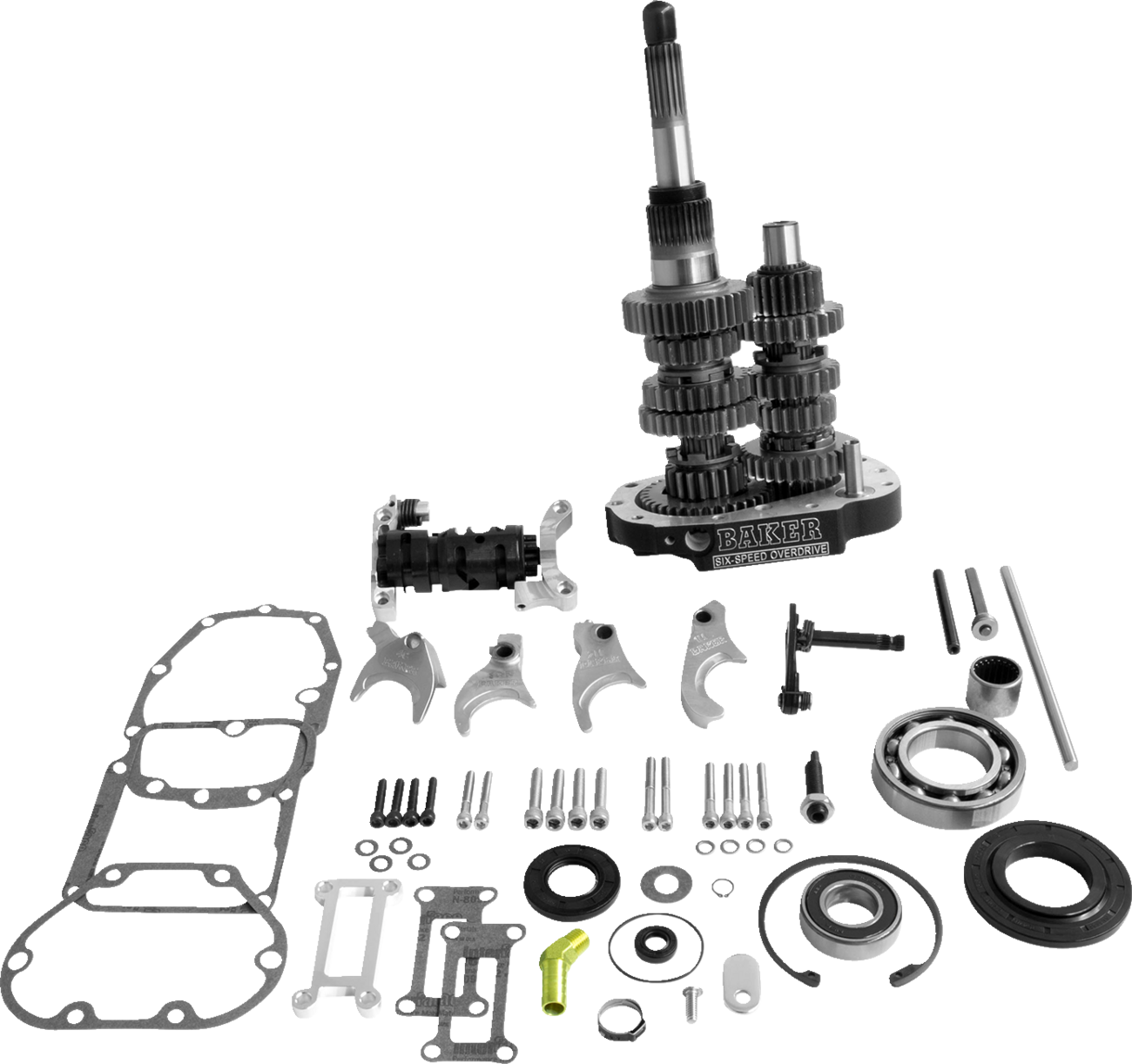 Overdrive 6-Speed Gear Set - Gear Set - Overdrive/6-Speed - Black - '02-'06 Touring [1103-0060]