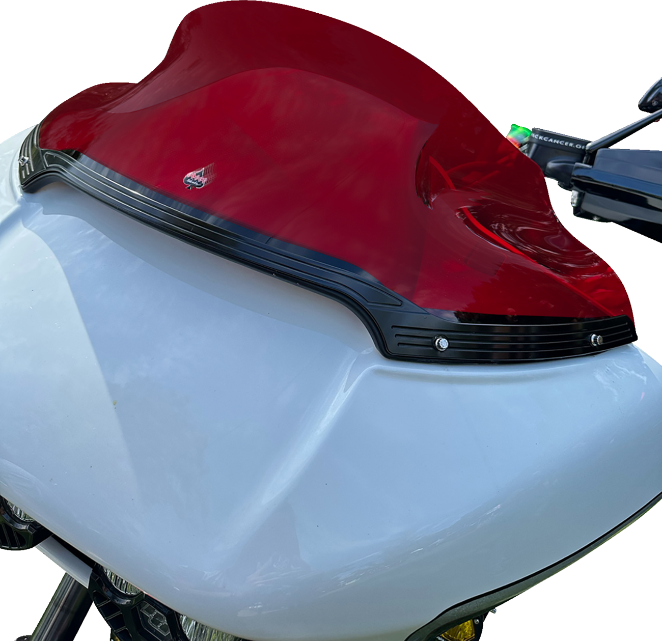 Kolor Flare® Windshield - 9" - Red - '15-'25 FLTR [2310-0790] - Image 3