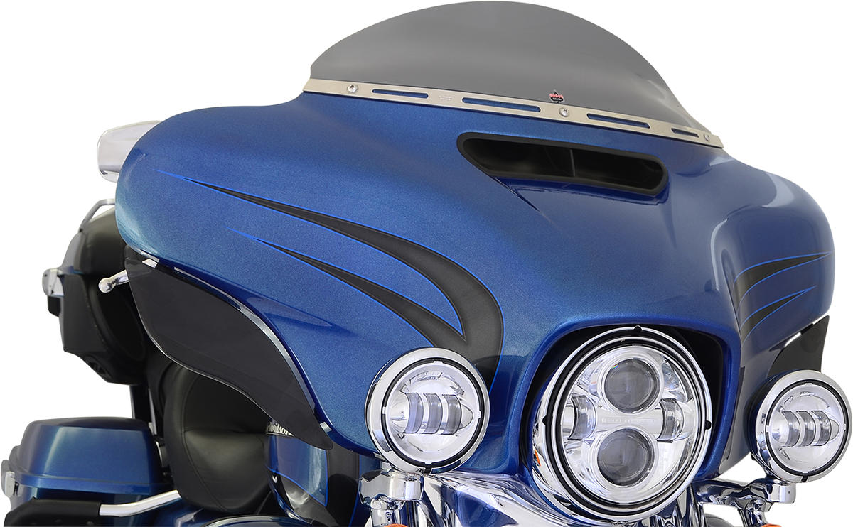 Flare® Windshield - 5" - Dark Smoke - '14-'25 FLH [2310-0572] - Image 3