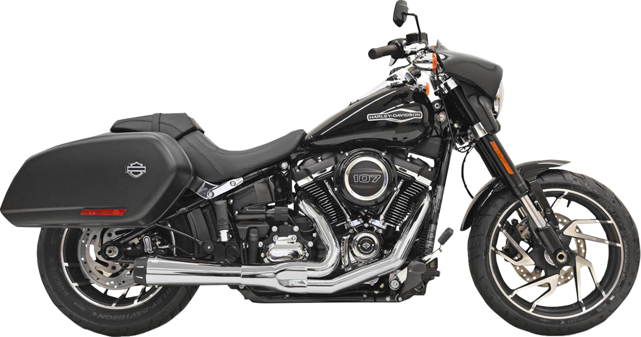 2-into-1 Road Rage Exhaust System - Chrome [1800-2363]