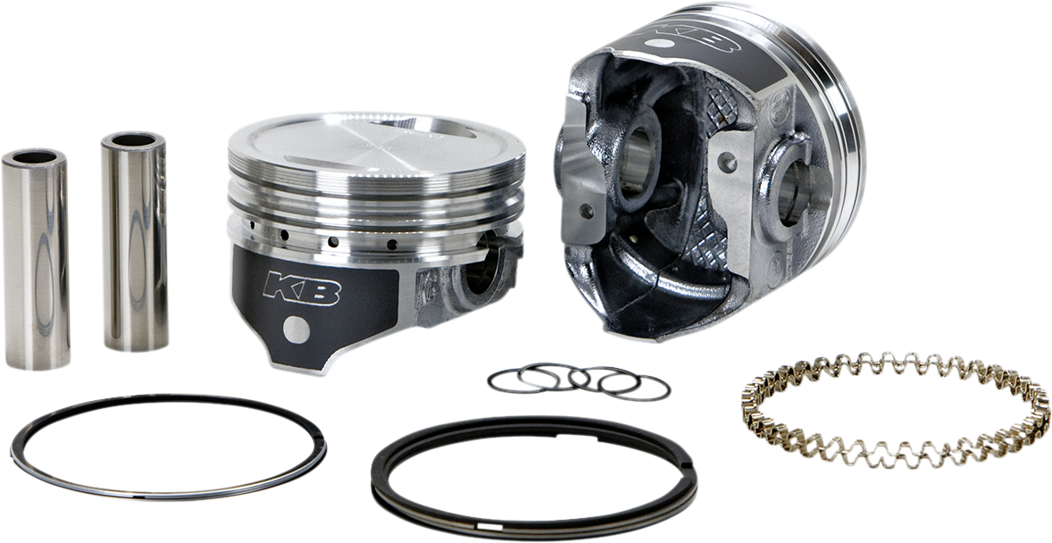 Hypereutectic Piston Kit - Piston Kit - 3.498" +0.005" - 10.0:1 CR - XL883 to 1200 Conversion [DS-751264] - Image 3