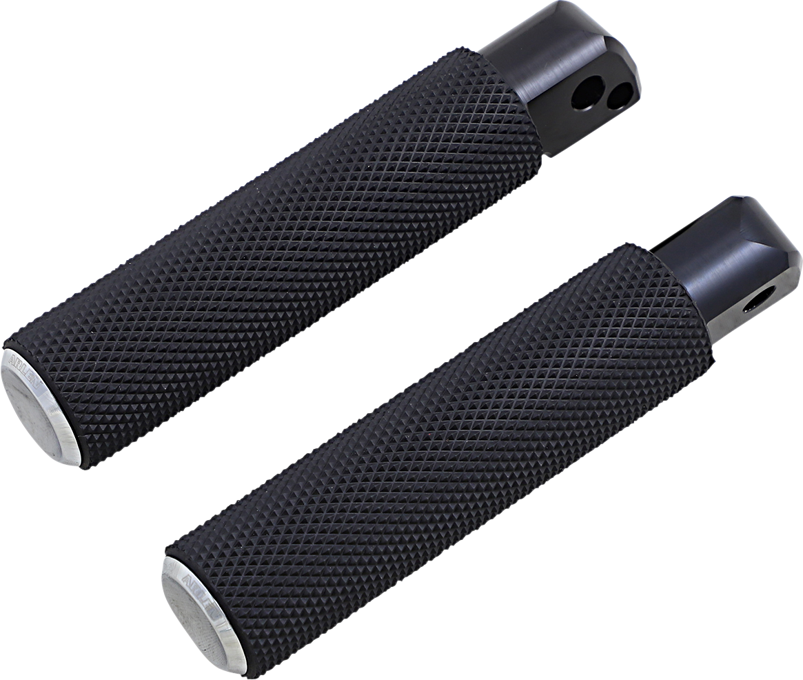 M-Eight Fusion Foot Pegs - Passenger Knurled Foot Pegs - Chrome - FX/FL '18-'25 [1620-1968]