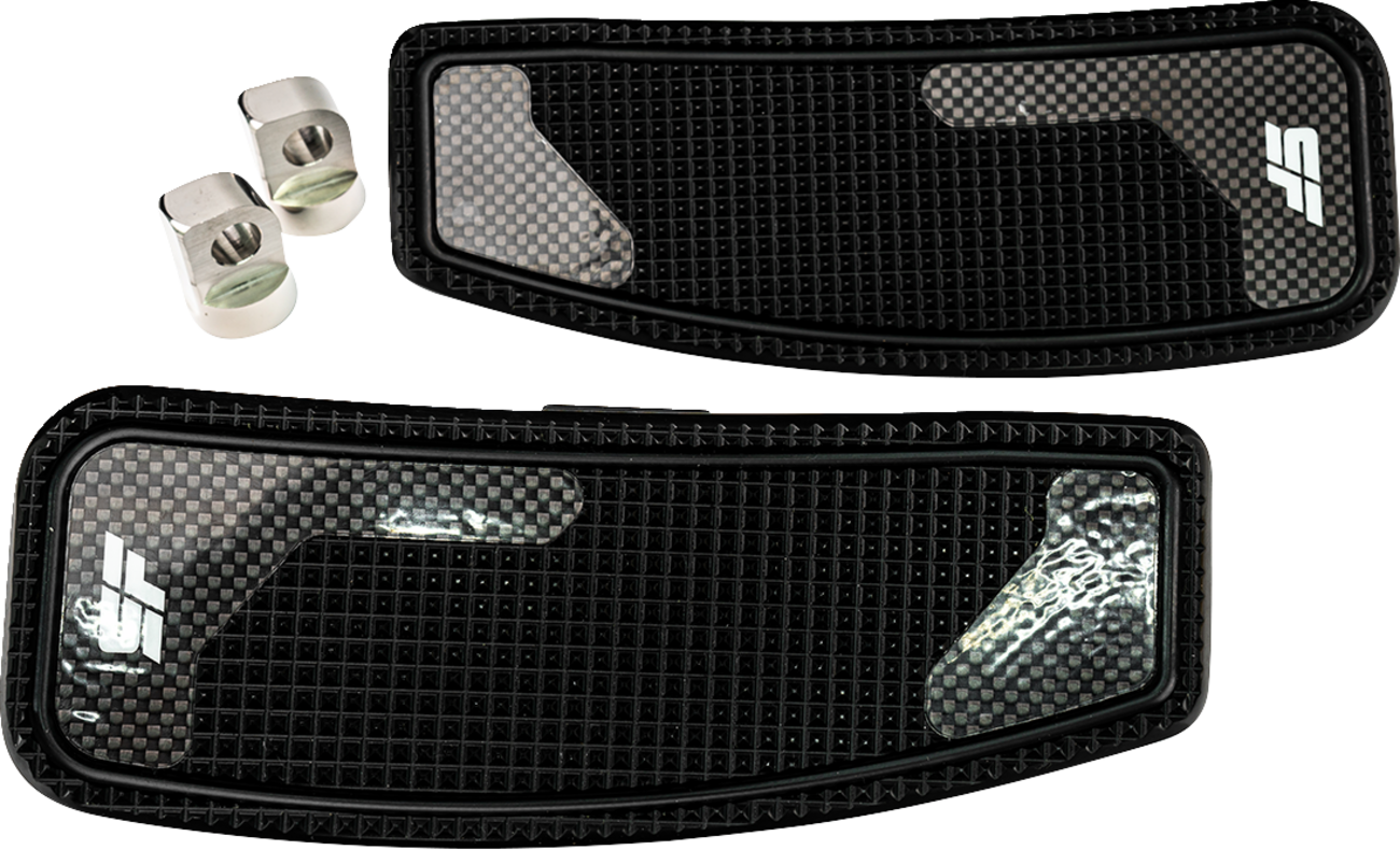 Mini Floorboards - Black Anodized - Male Mount [1621-1154]