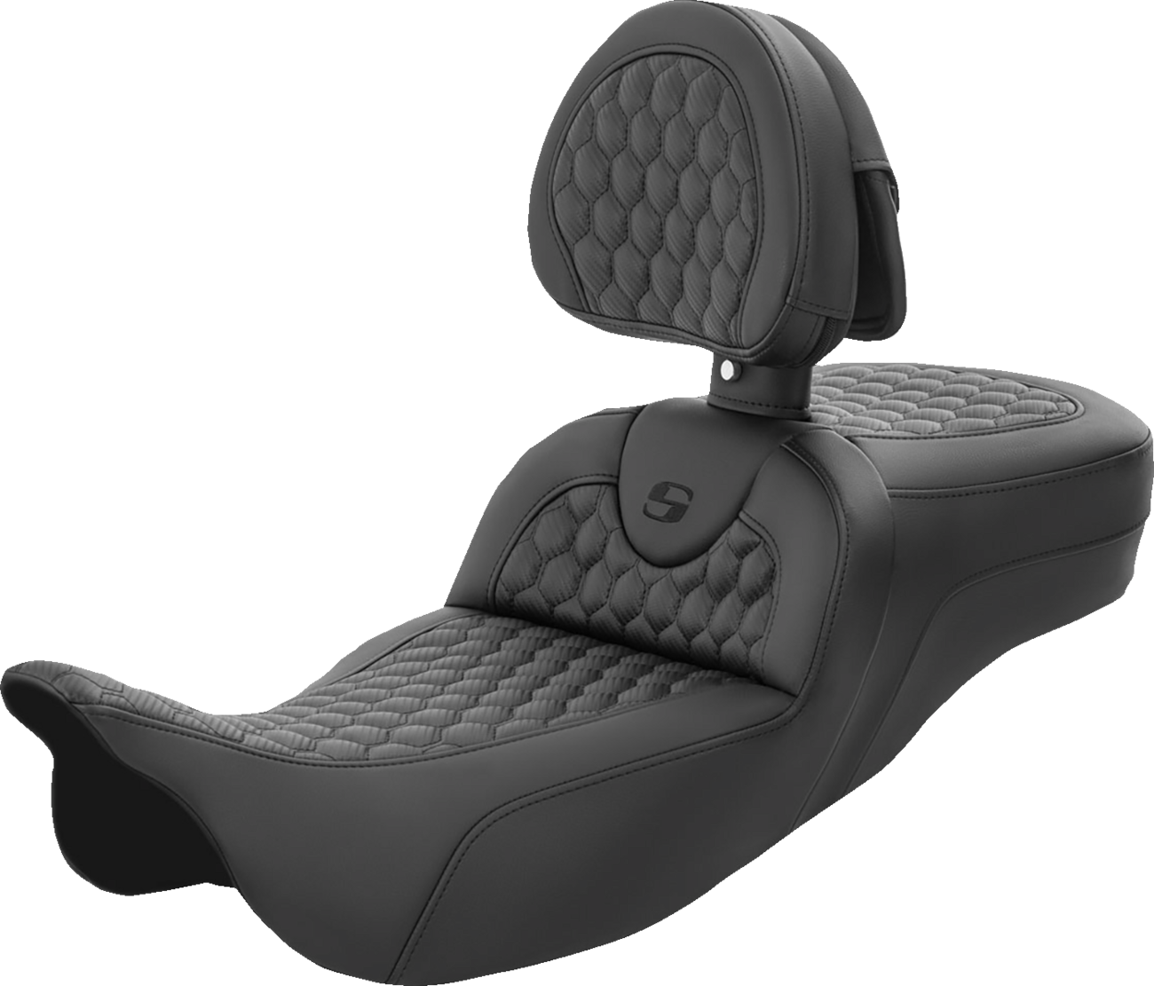 Honeycomb Roadsofa™ Seat - RoadSofa™ Seat - Honeycomb - with Backrest - Extended Reach - FL '08-'24 [0801-1558]
