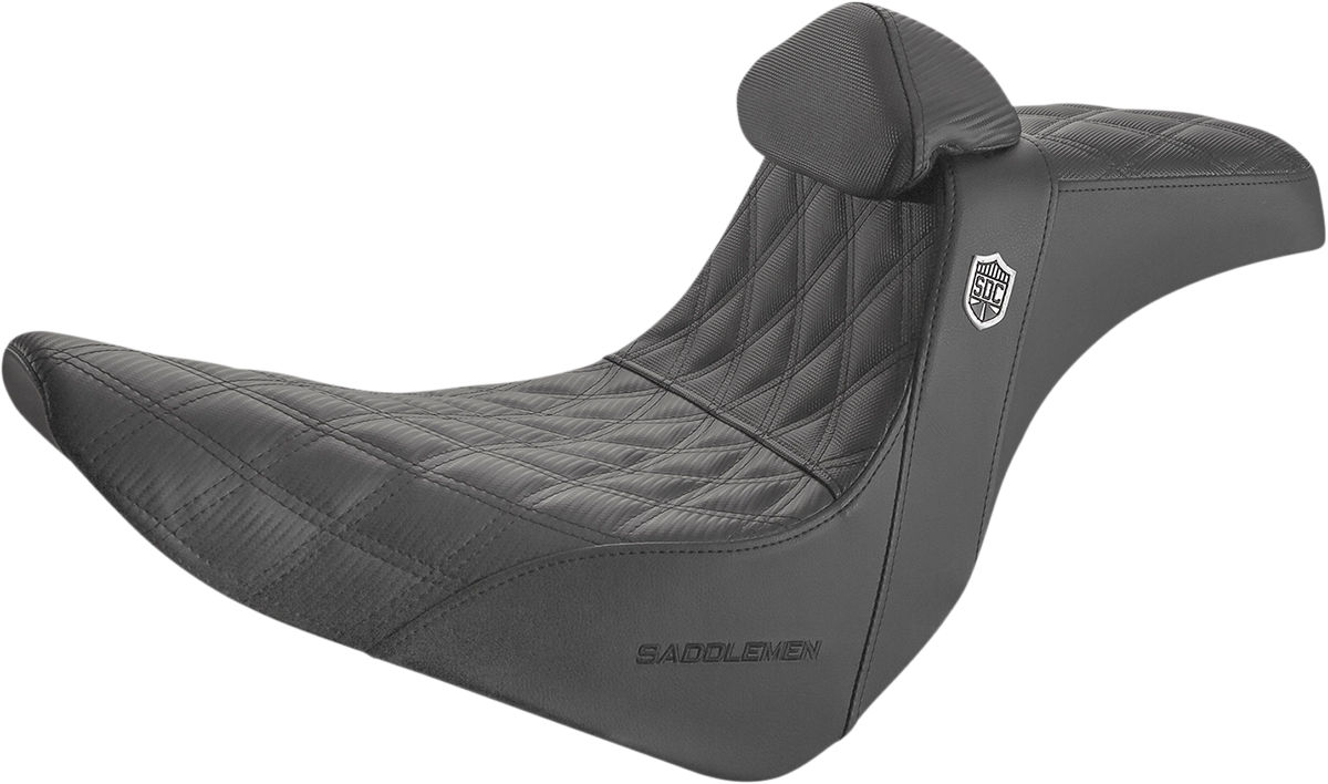 Pro Series SDC Performance Grip Seat - Pro Series SDC Performance Seat - w/ Backrest - Lattice Stitch/Lumbar Gripper - FL/FX '18-'24 [0802-1435]