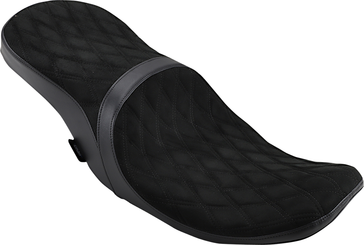 Low Profile Touring Seat - Low Touring Seat - Vinyl - Diamond - Razorback Tanks - FL '08-'23 [0801-1076]