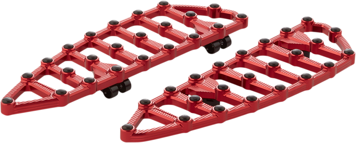 MX Billet Floorboards - MX Driver Floorboards - Red [1621-1017]