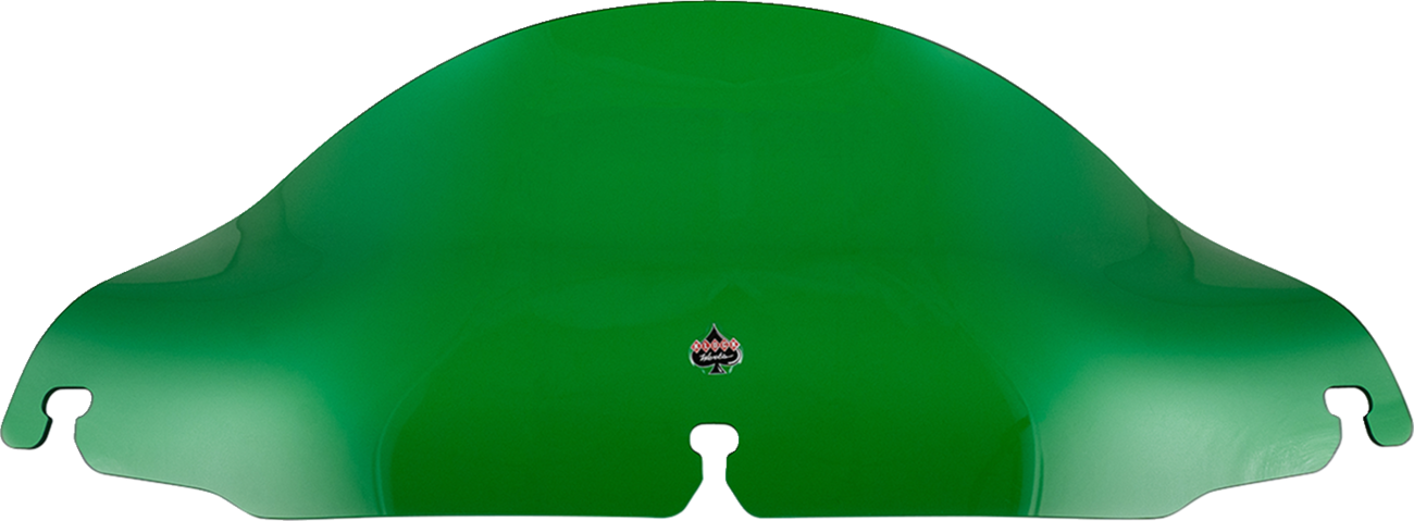 Kolor Flare® Windshield - 6-1/2" - Green - '96-'13 FLHT/FLHX [2310-0818] - Image 2