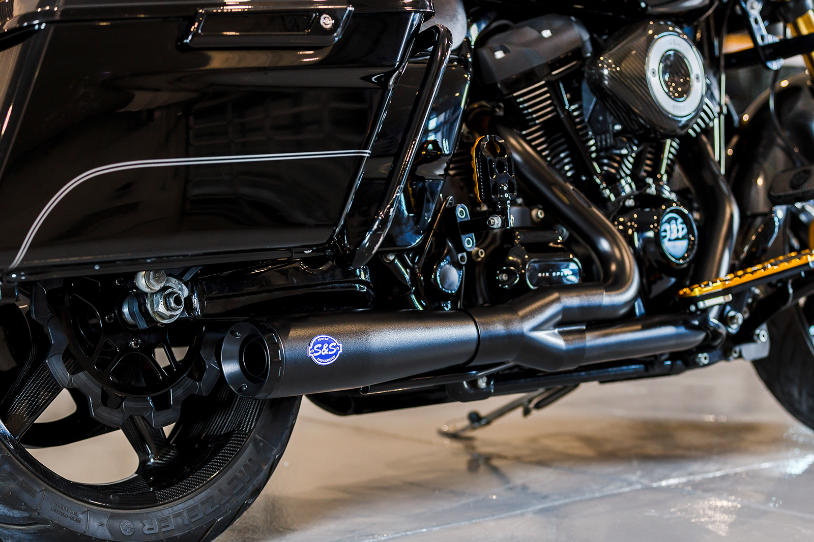 2-into-1 Diamondback Exhaust System - Guardian Black - 50-State [1800-2544] - Image 2