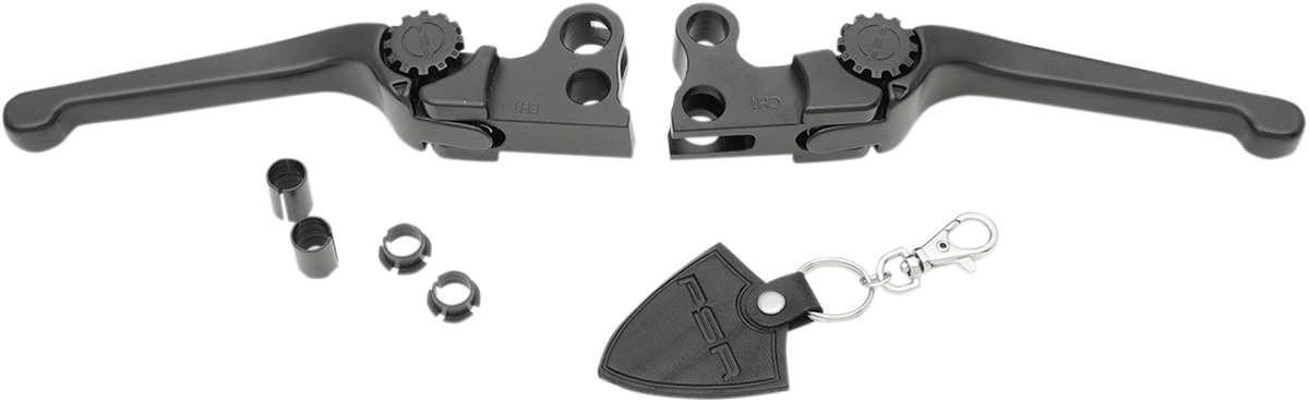 Anthem Adjustable Lever Set for Harley Models - Black [0610-1705]