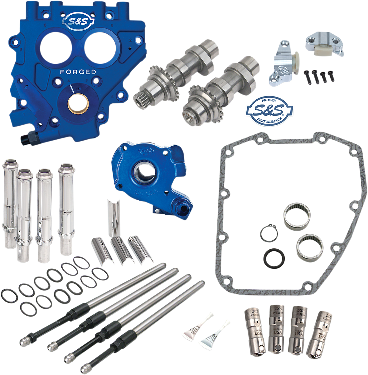 Chain Drive Cam Chest Kit - Cam Chest with Plate Kit - 585C - Standard Cams - Twin Cam [0925-1111]