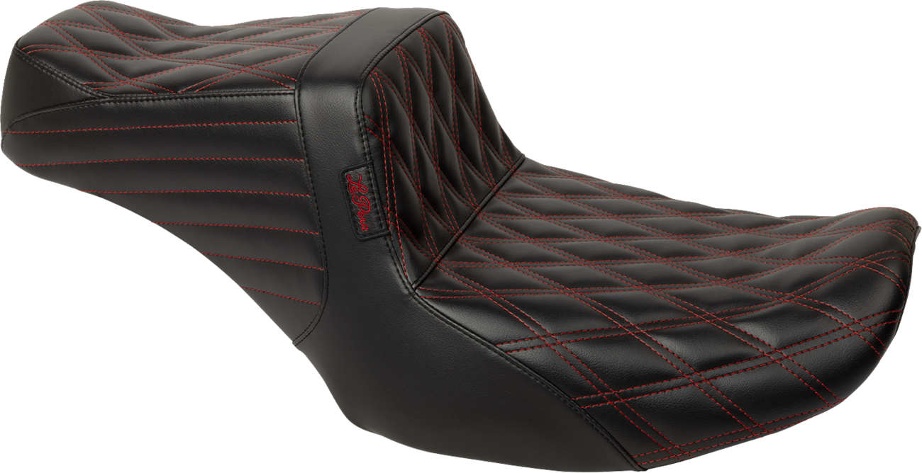 Tailwhip Seat - Red Double Diamond Stitch - FLH/FLT '23-'25 [0801-1849]