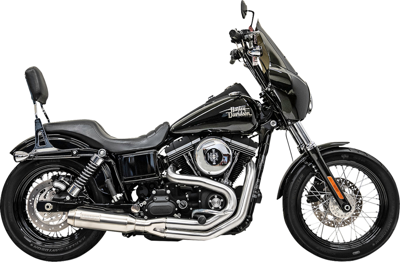2-into-1 Mid-Length Super Bike Exhaust System - Stainless Steel [1800-2622]