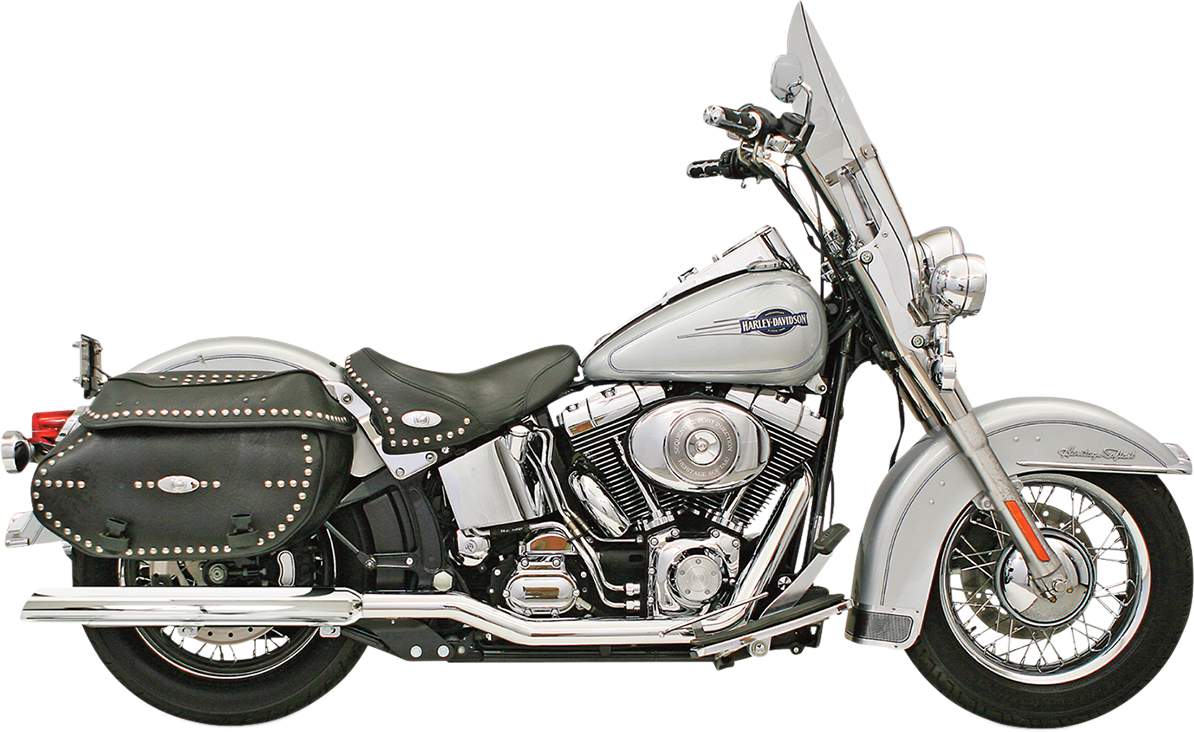 Power Curve True-Dual Crossover Header Pipes - '07-'17 Softail [1800-0639] - Image 2