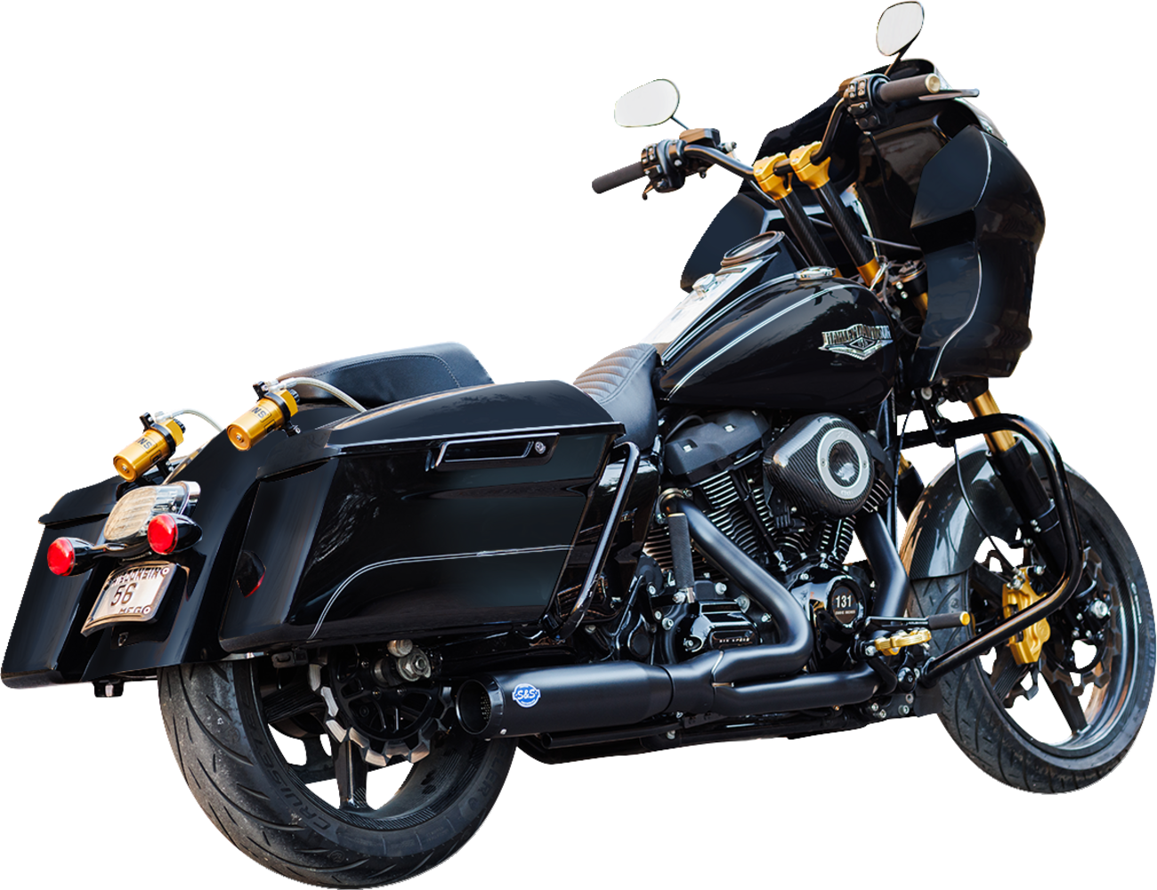 2-into-1 Qualifier Exhaust System - Race Only - Guardian Black [1800-2688] - Image 2