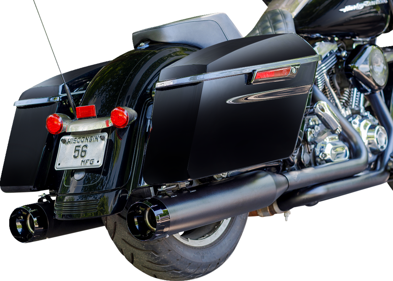 4-1/2" MK45 Performance Mufflers - Black with Black Thruster [1801-0849] - Image 3