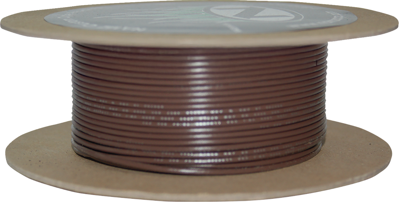 OEM Color Wire Spool - 100' Wire Spool - 18 Gauge - Brown [2120-0615]
