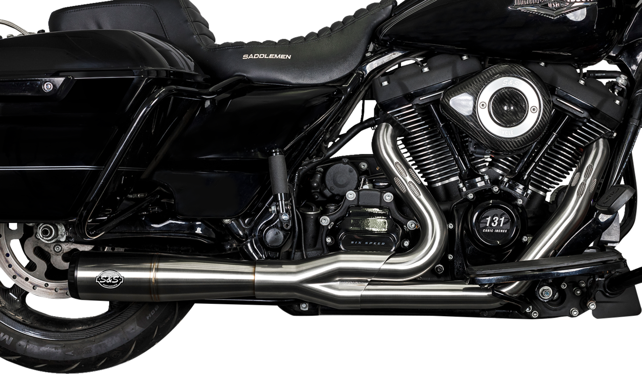 2-into-1 Diamondback Exhaust System - Stainless Steel - Race Only [1800-2543]