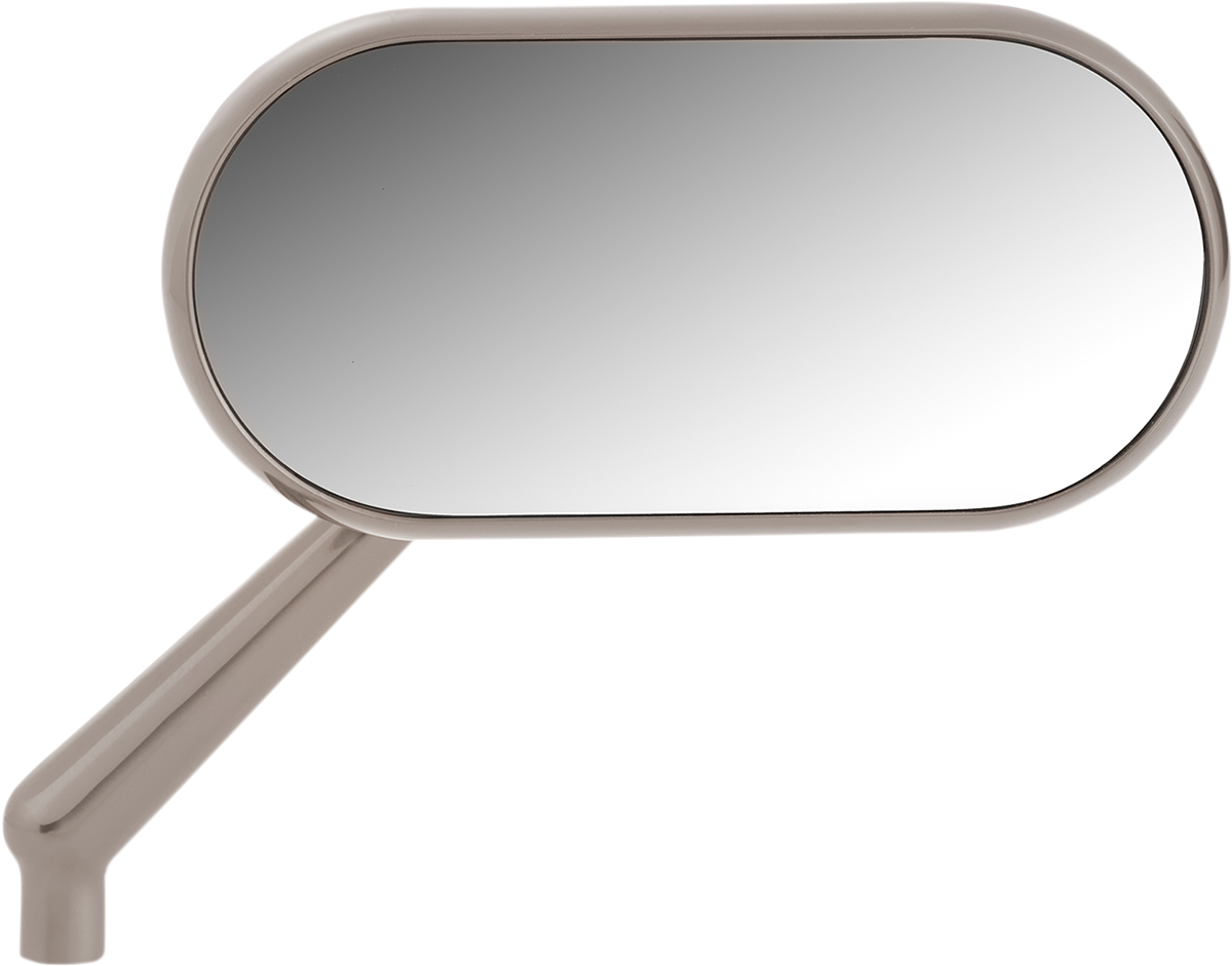 Oval Mirror - Mirror - Side View - Oval - Titanium - Right [0640-1449]