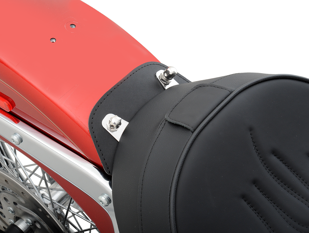 Backrest Compatible Solo Seat — Smooth - Solo Seat - Smooth - Backrest - FLST '00-'17 [0802-0806] - Image 4