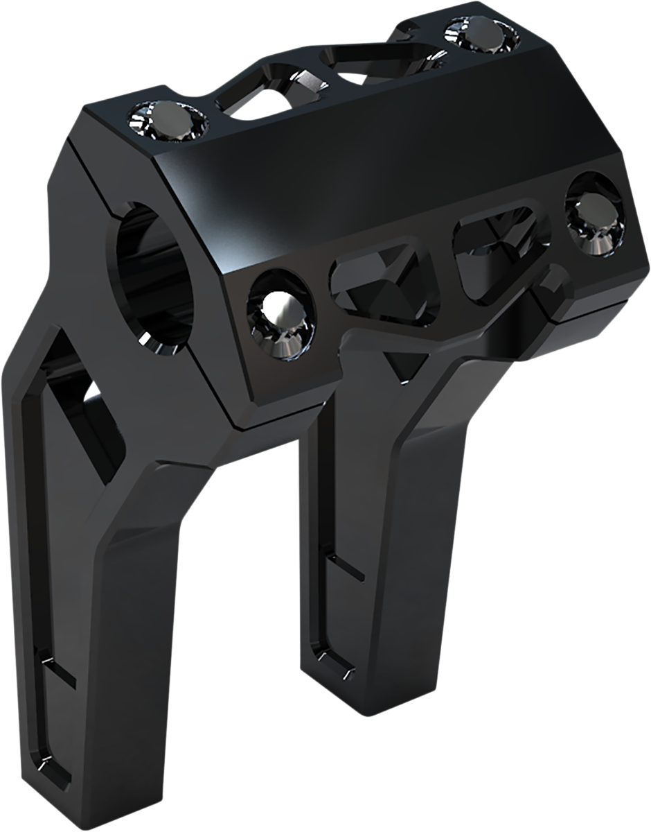 Performance Risers - Pullback - 6" x 1-1/4" - Black Anodized [0602-1230]