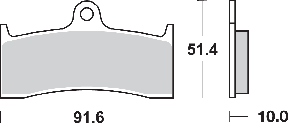 HF Street Ceramic Organic Brake Pads - HF Brake Pads - YZF 750 [1721-1488] - Image 2