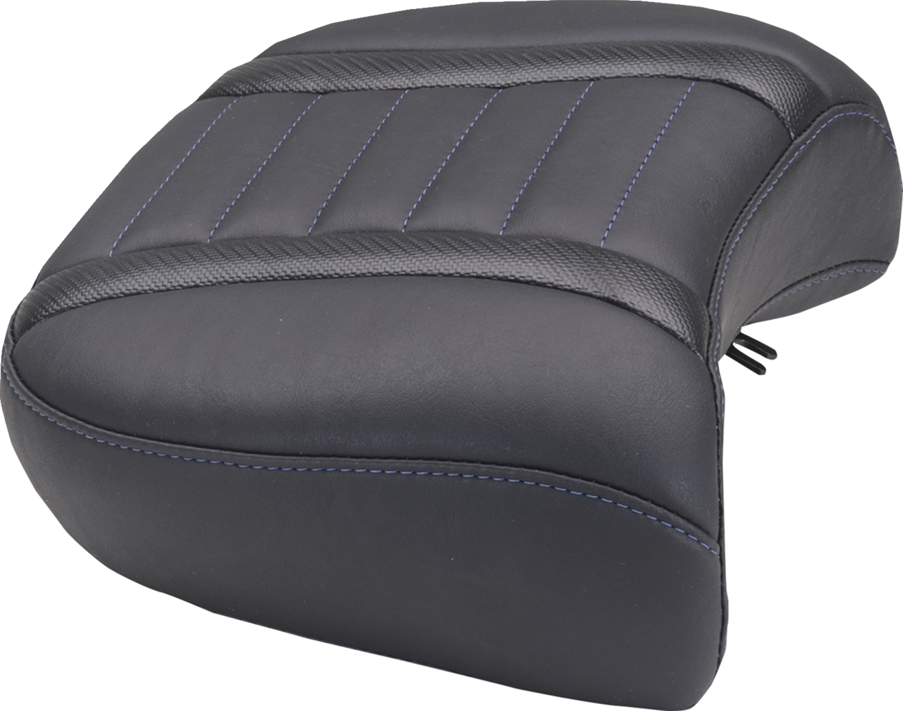 Wide Deluxe Touring Passenger Seat - Deluxe Passenger Seat - Wide - Sky Blue Stitch - FLT/FLH '23-'25 [0801-2123]
