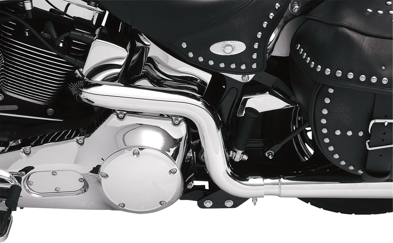 Power Curve True-Dual Crossover Header Pipes - '86-'06 Softail [1800-0638] - Image 3