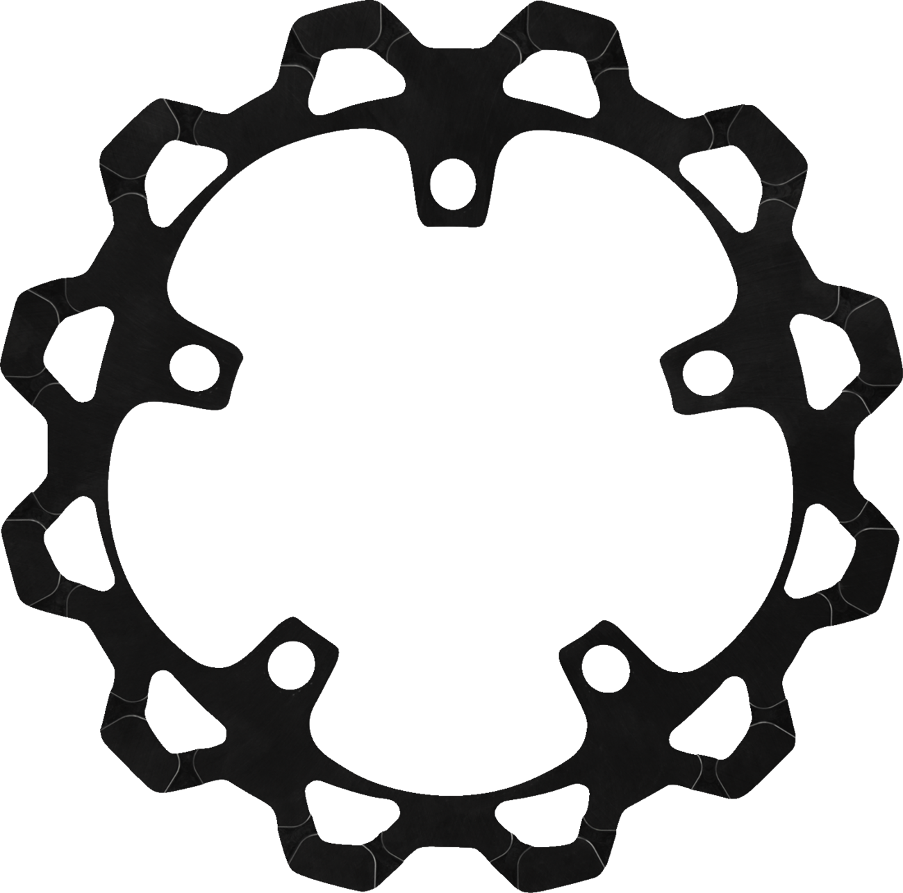 Front Brake Rotor - Brake Rotor - Front - 13" - Black [1710-4523]