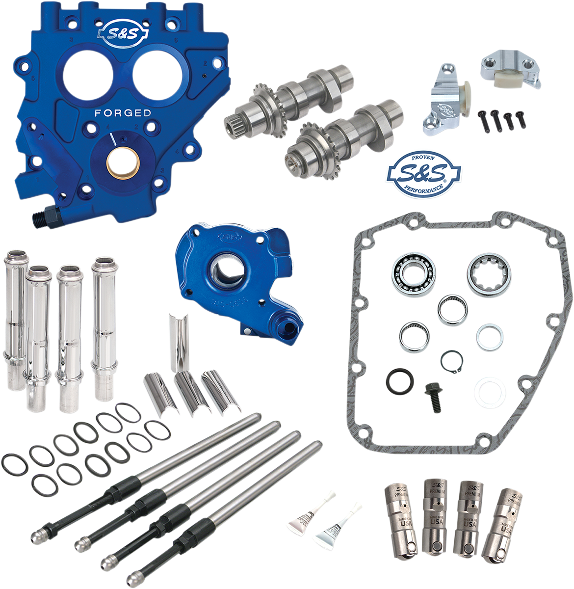 Chain Drive Cam Chest Kit - Cam Chest with Plate Kit - 509C Standard Cams - Twin Cam [0925-1105]