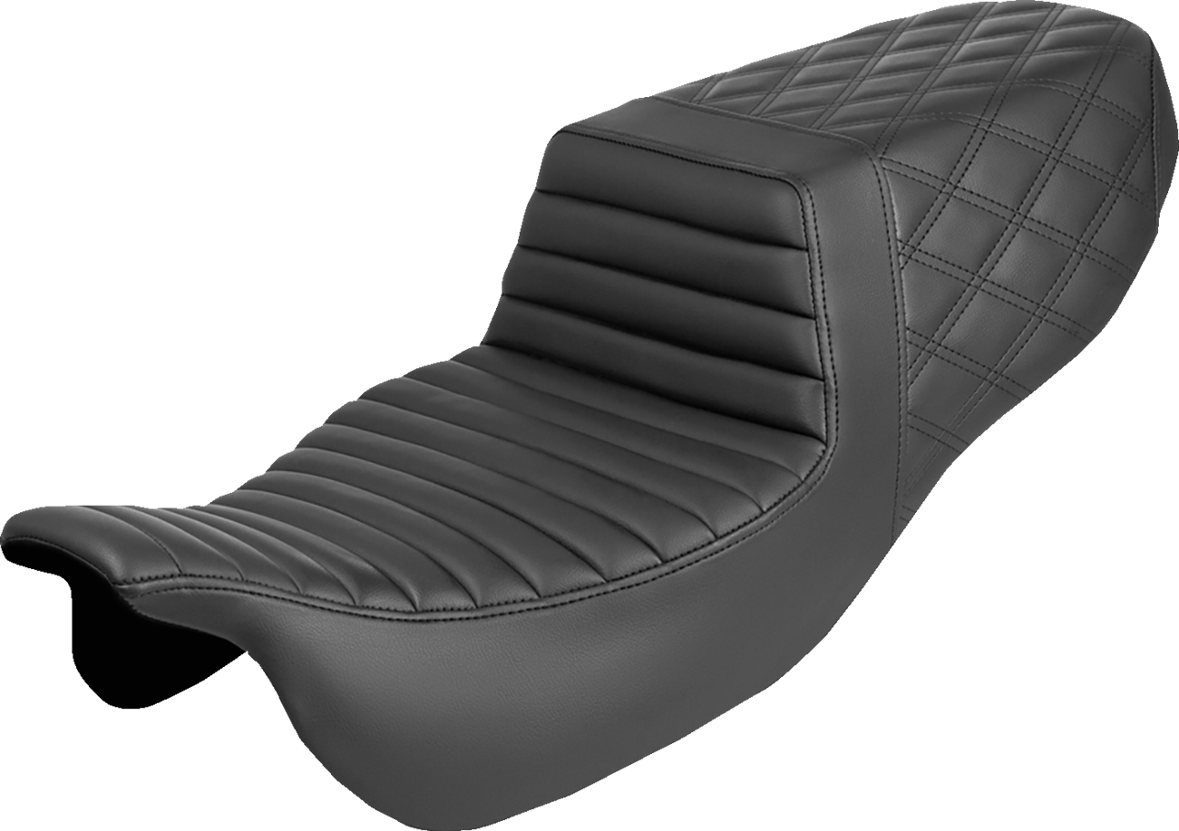 Step-Up Seat - Front Tuck-n-Roll/Rear Lattice Stitch - FLRT/FLTRT '15-'25 [0801-2159]