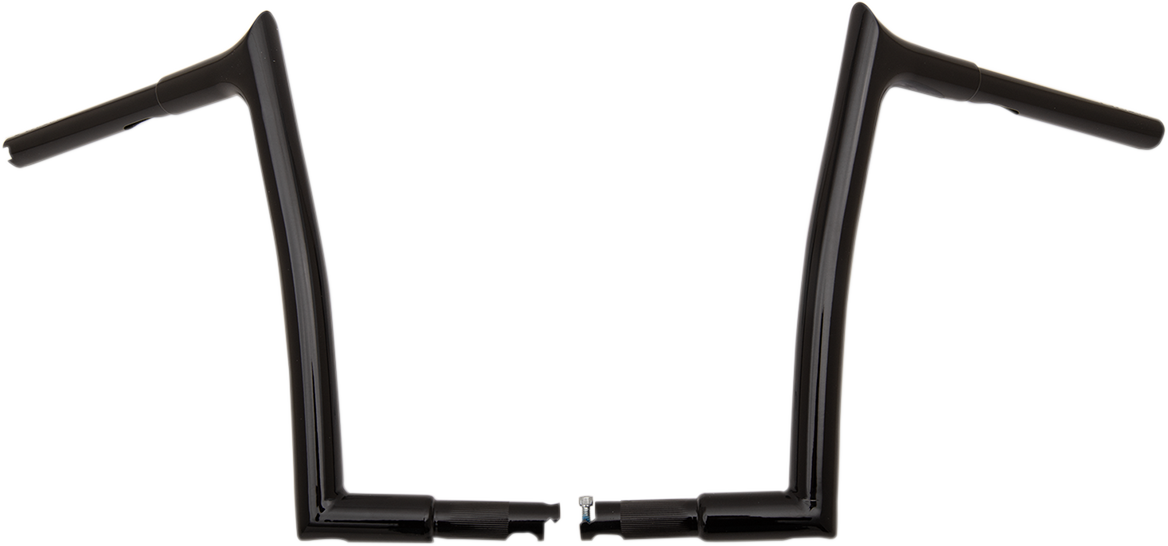 1-1/4" EZ Install Pointed Top Handlebar - 12" - Black [0601-4757]