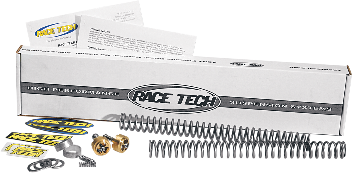 Complete Front End Suspension Kit — Gold Valve - Complete Front End Suspension Kit - 0.95 kg/mm Spring [0416-0011]