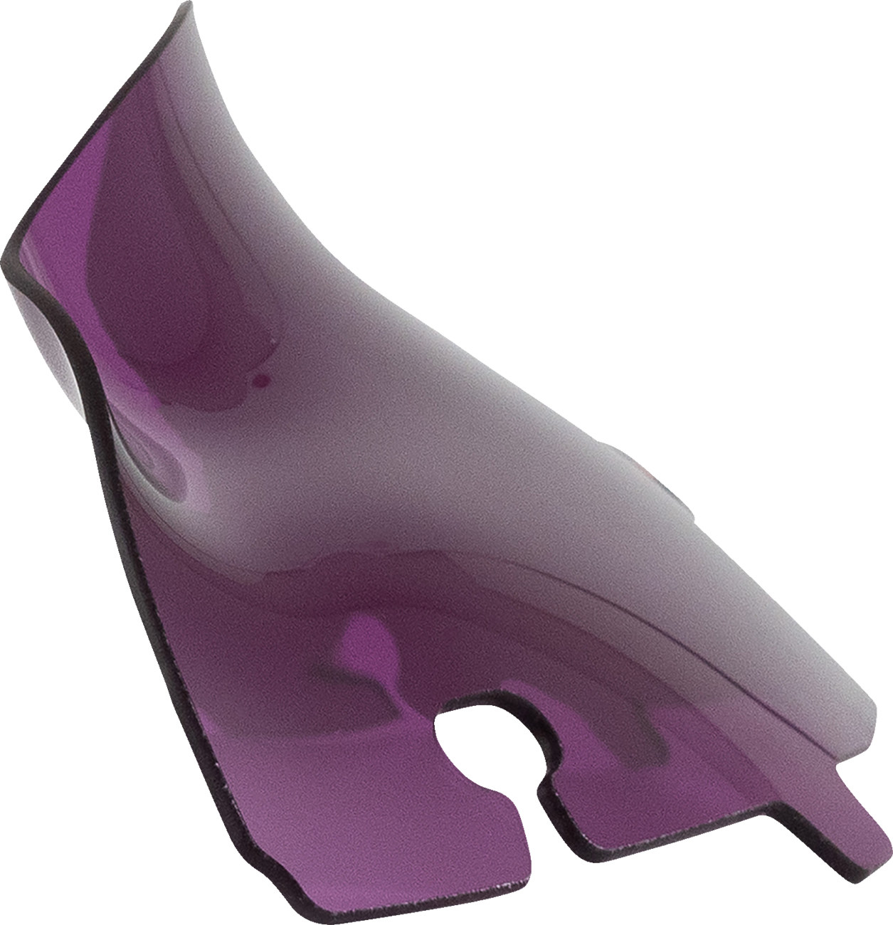 Kolor Flare® Windshield - 4" - Purple - '14-'25 FLH/FLHT/FLHX [2310-0800]