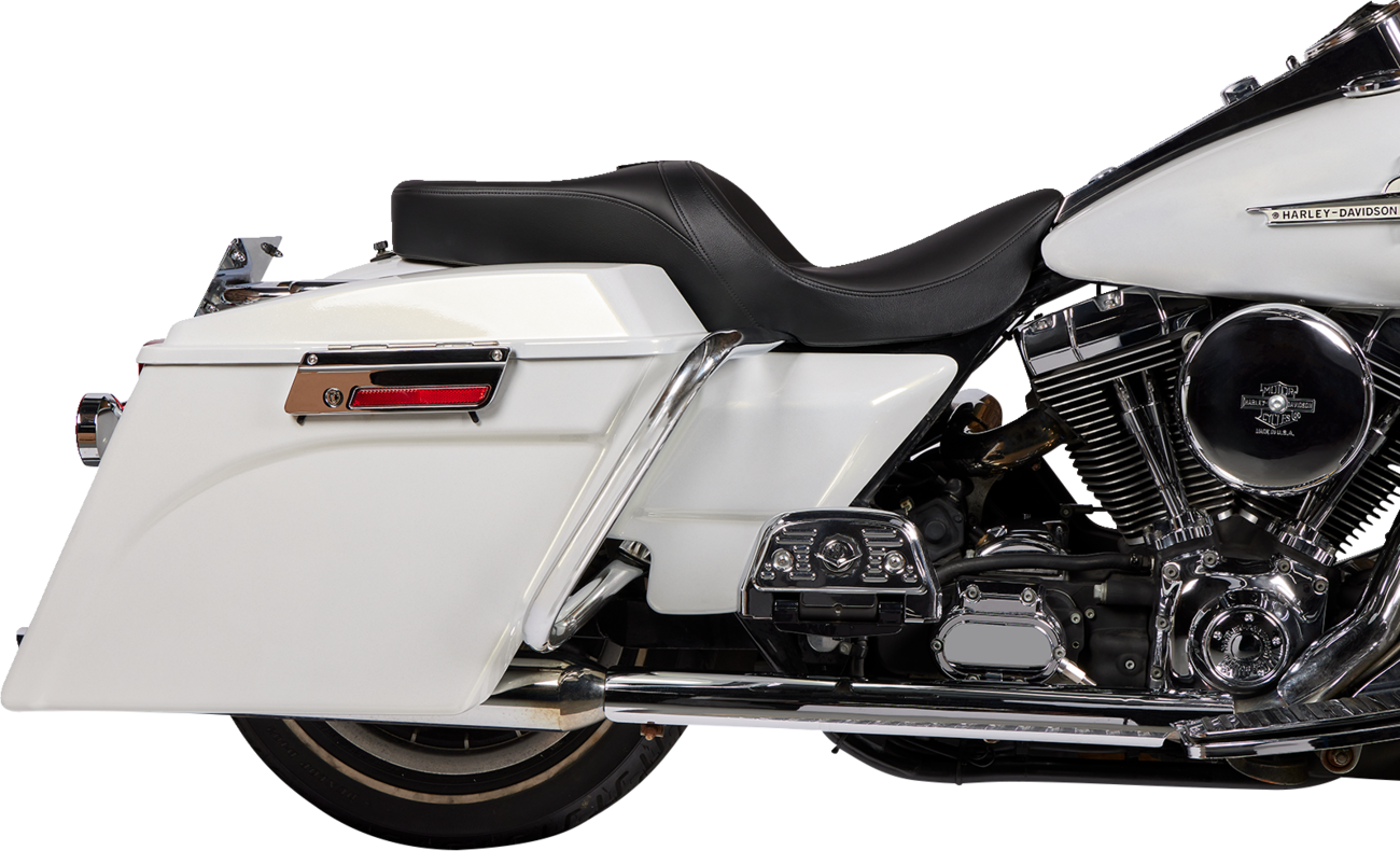 Freedom Touring Seat - Freedom Seat - Solar Leather - Black - FLH '97-'07 [0801-1508] - Image 3