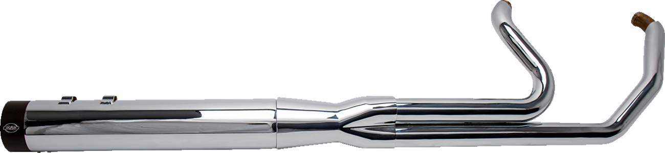 2 into 1 Sidewinder® Complete Exhaust System - 2-into-1 Sidewinder® Exhaust System - 50-State - '07-'16 FL - Chrome [1800-2548] - Image 2