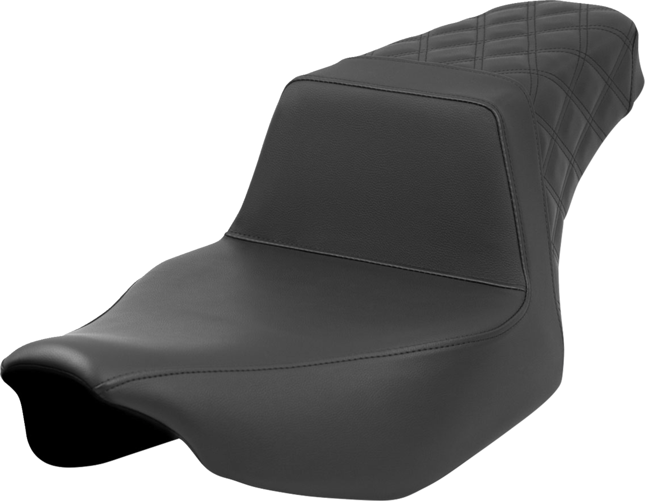 Step-Up Seat - Rear Lattice Stitch - Black - FL '23-'24 [0801-1682]