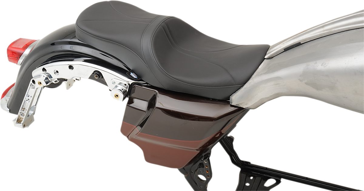 Low Profile Touring Seat - Low Touring Seat - Solar Reflective - Mild Stitched - Yaffe Tanks - FL '08-'23 [0801-1069] - Image 3