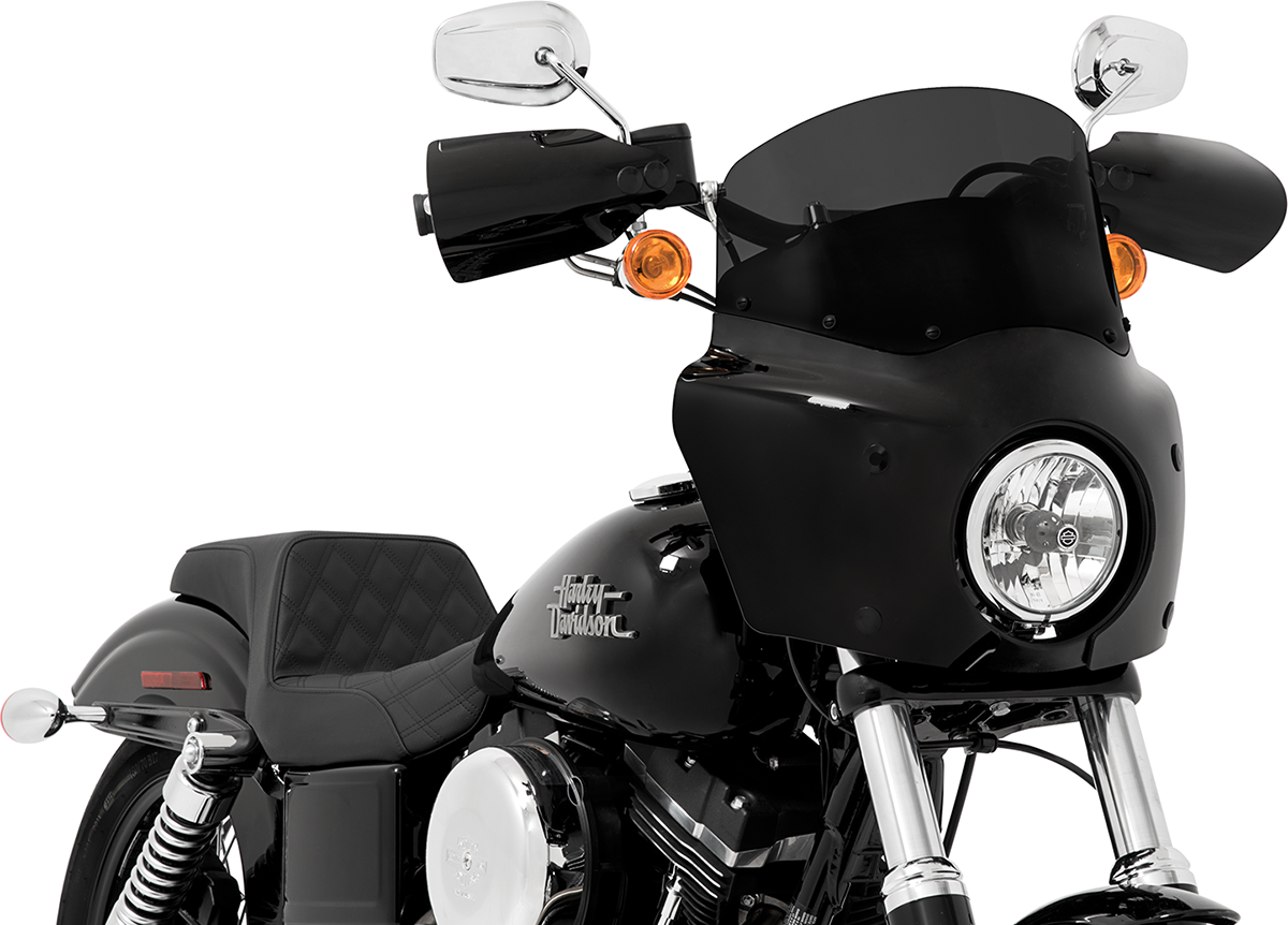 Road Warrior Windshield — without Vent - Road Warrior Windshield - Dark Black Smoke - 9" [2350-0444]