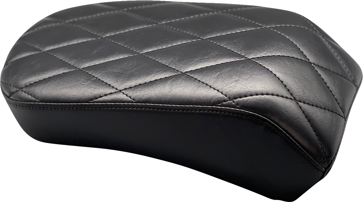 Bare Bones Series Pillion Pad — Diamond Stitch - Bare Bones Pillion Pad - Diamond - Black - FL/FX '18-'22 [0802-1484]