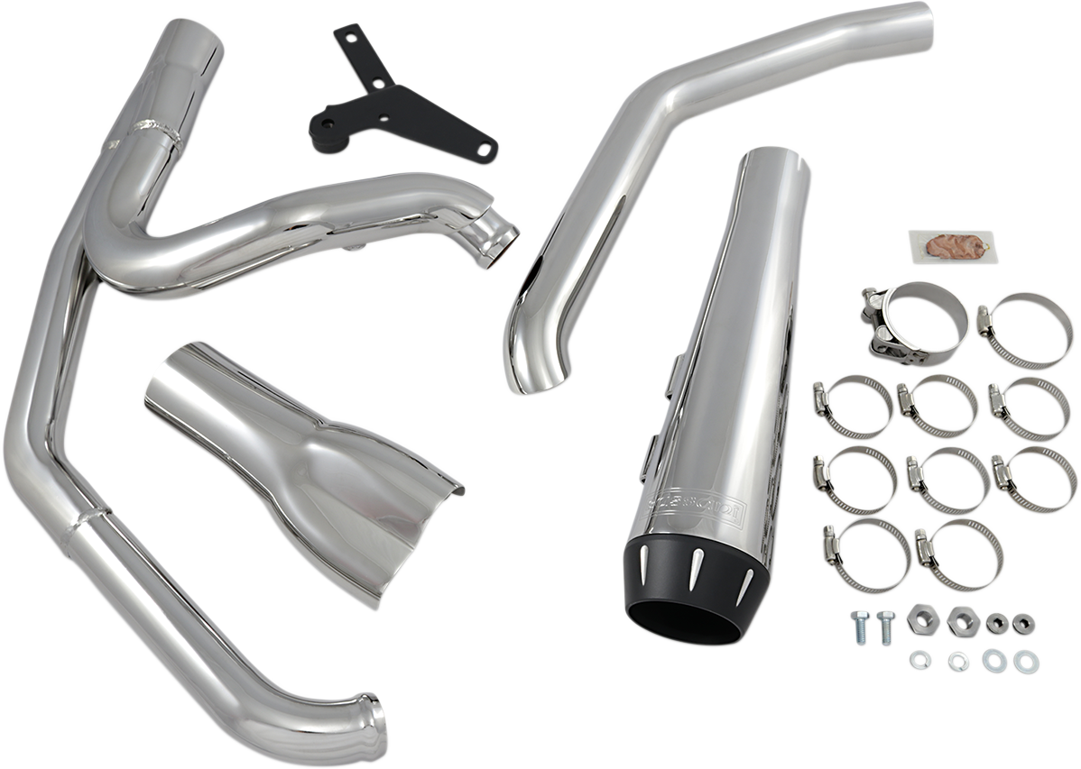 2-into-1 Road Rage Exhaust System - Chrome [1800-2357] - Image 2