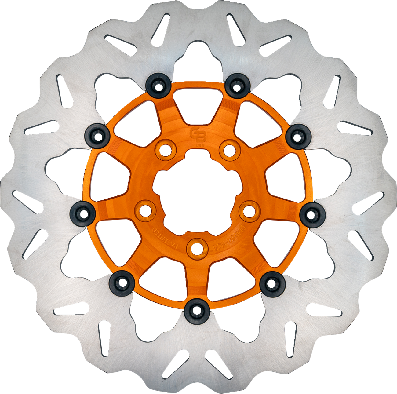 Wave® Brake Rotors - Brake Rotor - Front - Orange [1710-4564]