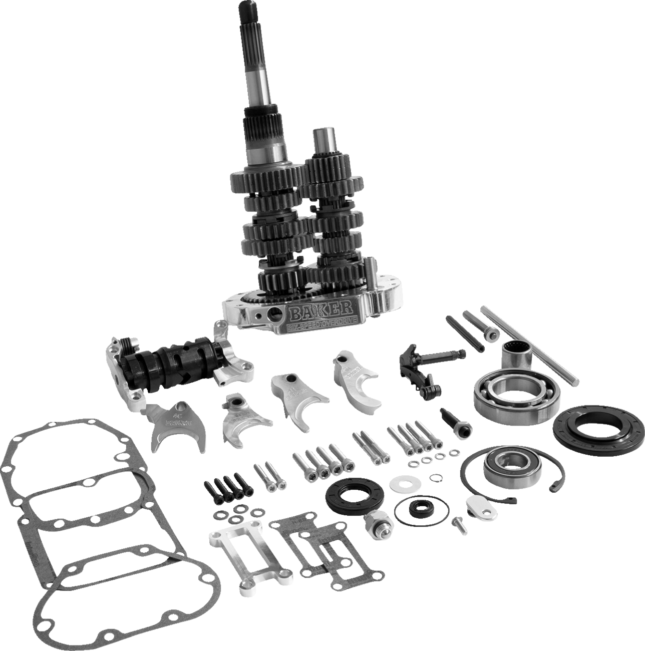 Overdrive 6-Speed Gear Set - Gear Set - Overdrive/6-Speed - Polished [1103-0061]