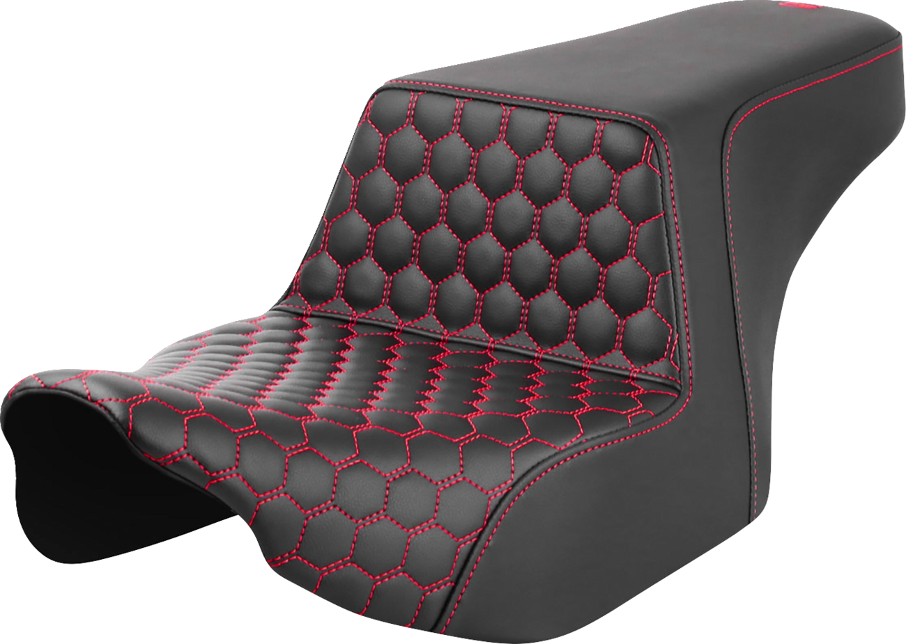 Honeycomb Step-Up Seat - Step-Up Seat - Front Honeycomb - Red Stitching - FL '23-'24 [0801-1828]