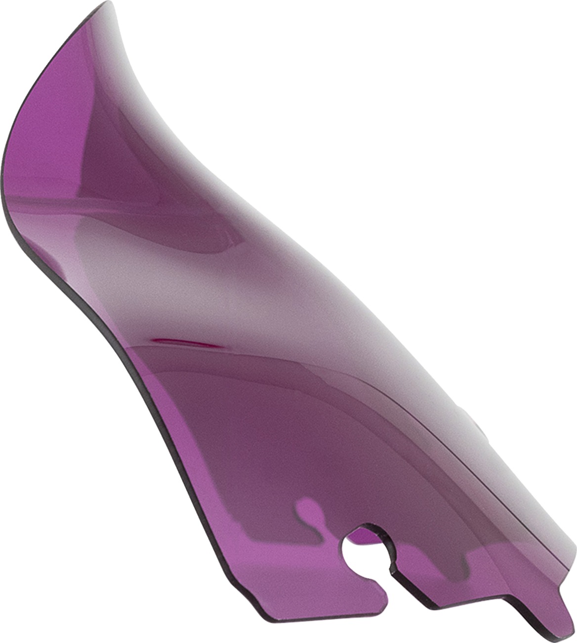 Kolor Flare® Windshield - 6-1/2" - Purple - '14-'25 FLH/FLHT/FLHX [2310-0807]