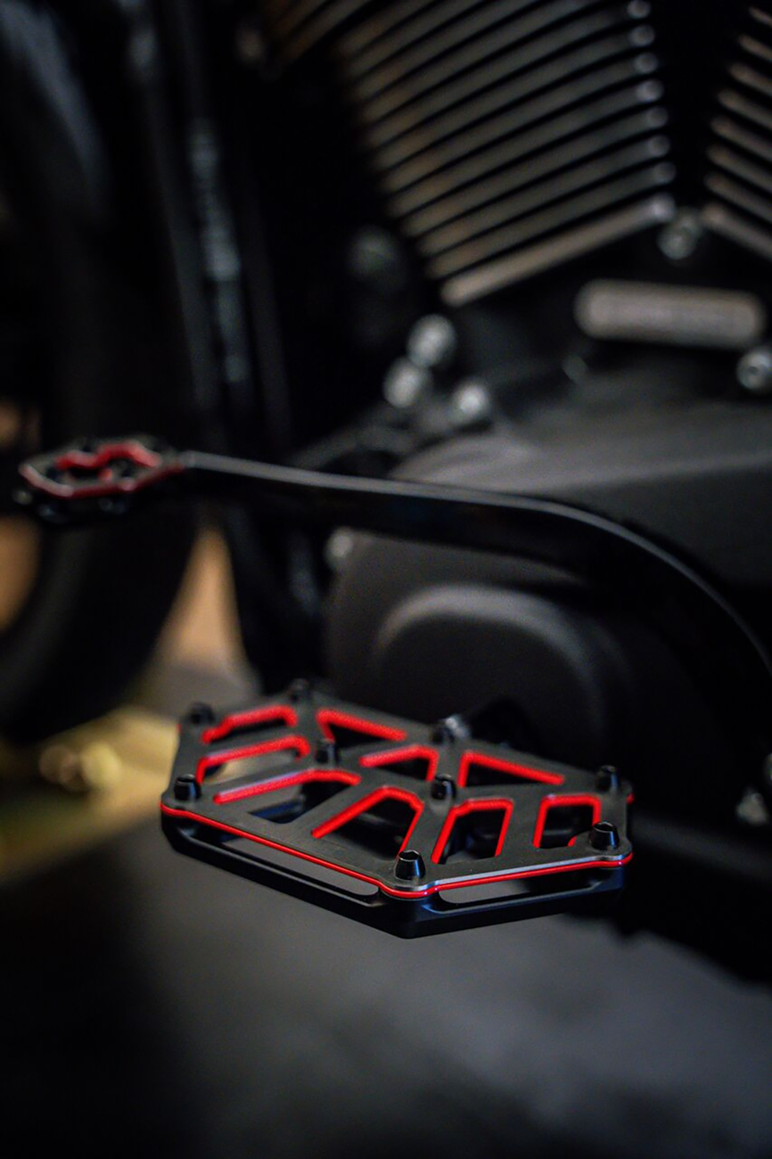 NXL Mini Floorboards - Black w/ Red Accent [1621-1226] - Image 3