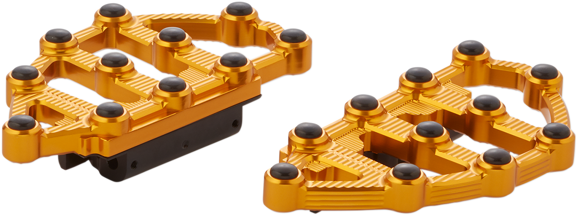 MX Billet Floorboards - MX Passenger Floorboards - Gold [1621-0950] - Image 2