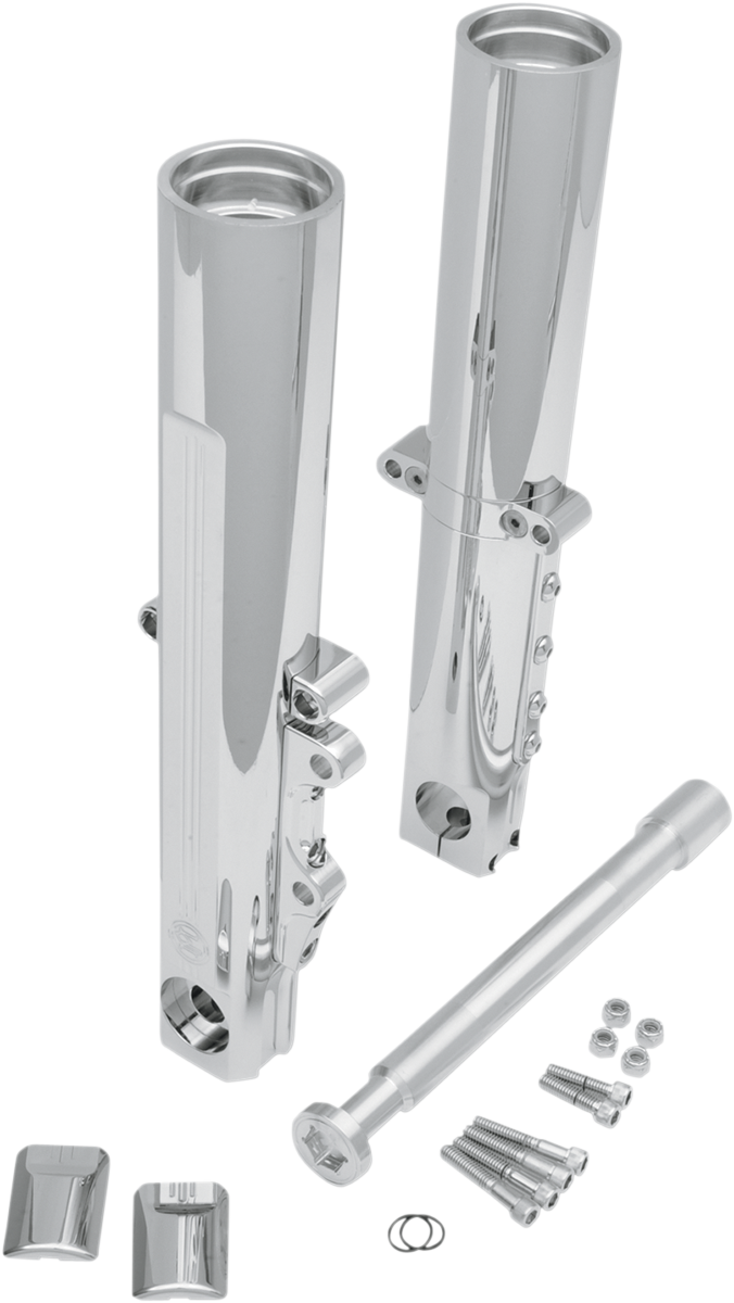 Fork Leg Kit — Chrome - Fork Leg Kit - Chrome - Lower - Single Disc - '14-'20 FL [0403-0106]