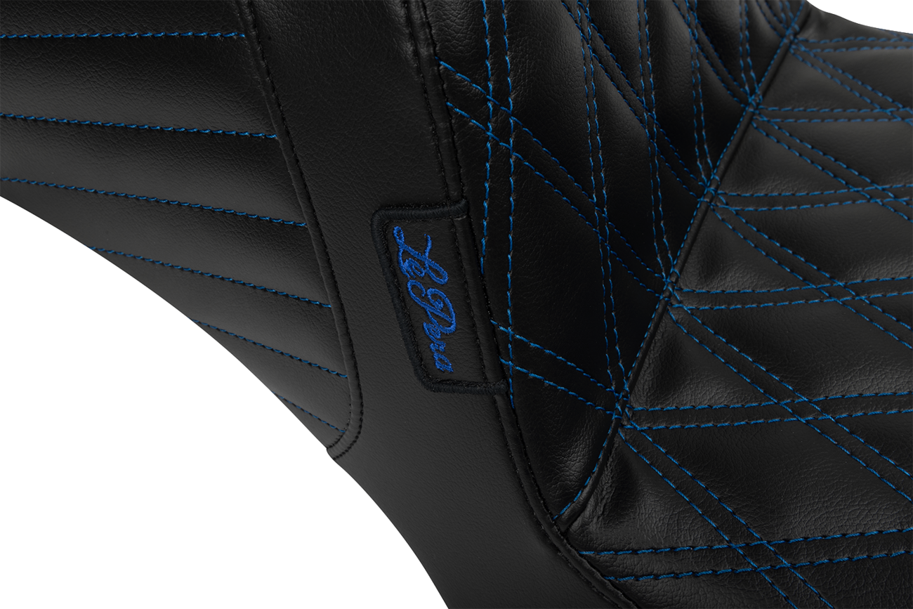 Tailwhip Daddy Long Legs Seat - Blue Double Diamond Stitch - FLH/FLT '23-'25 [0801-1854] - Image 3