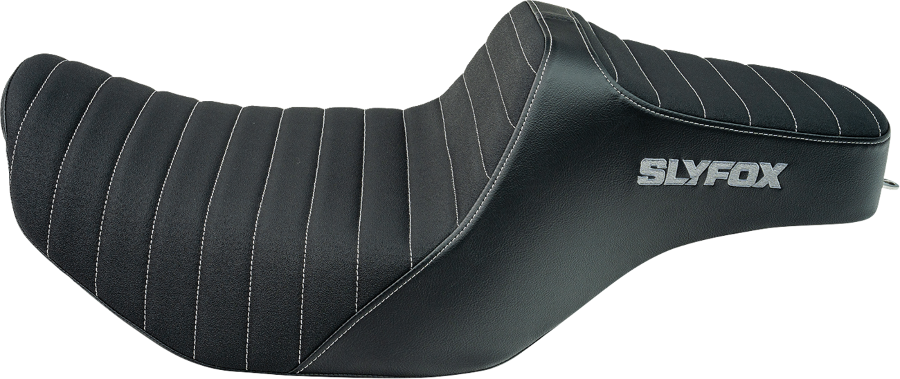 High Noon Seat - Vinyl - Classic Stitch - Gray Logo - FLH/FLT '23-'24 [0801-2057]